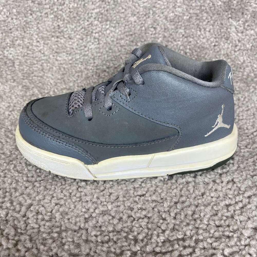 JORDAN FLIGHT ORIGIN 3 BT Cool Gray White 820248-003 Shoes Toddler US Size 8C
